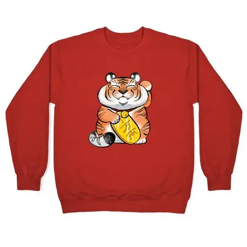 Textured Moon Crewneck Sweatshirt