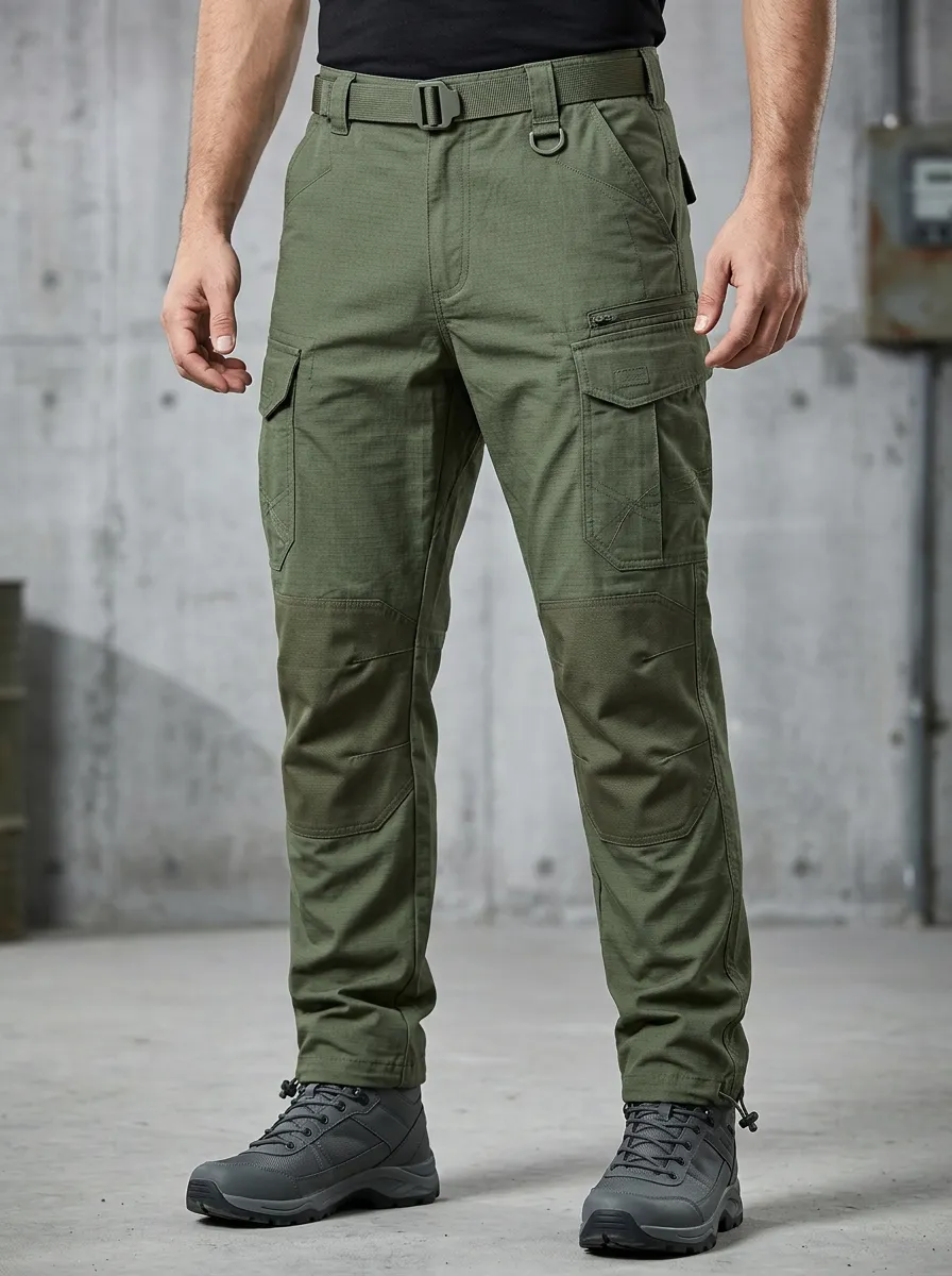 Men's Workday Outdoor Multi-Pocket Cargo Pants