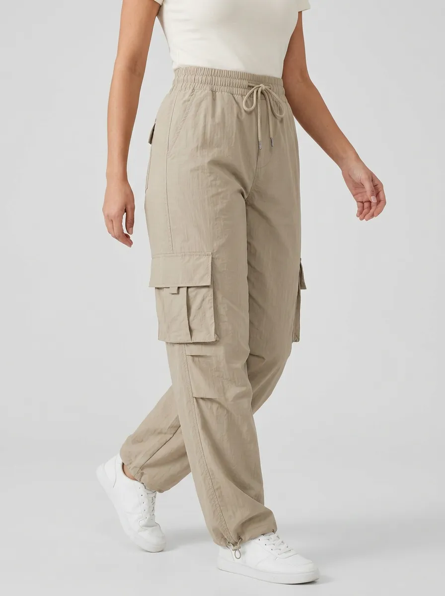 Refined Drawstring Outdoor Breathable Cargo Pants