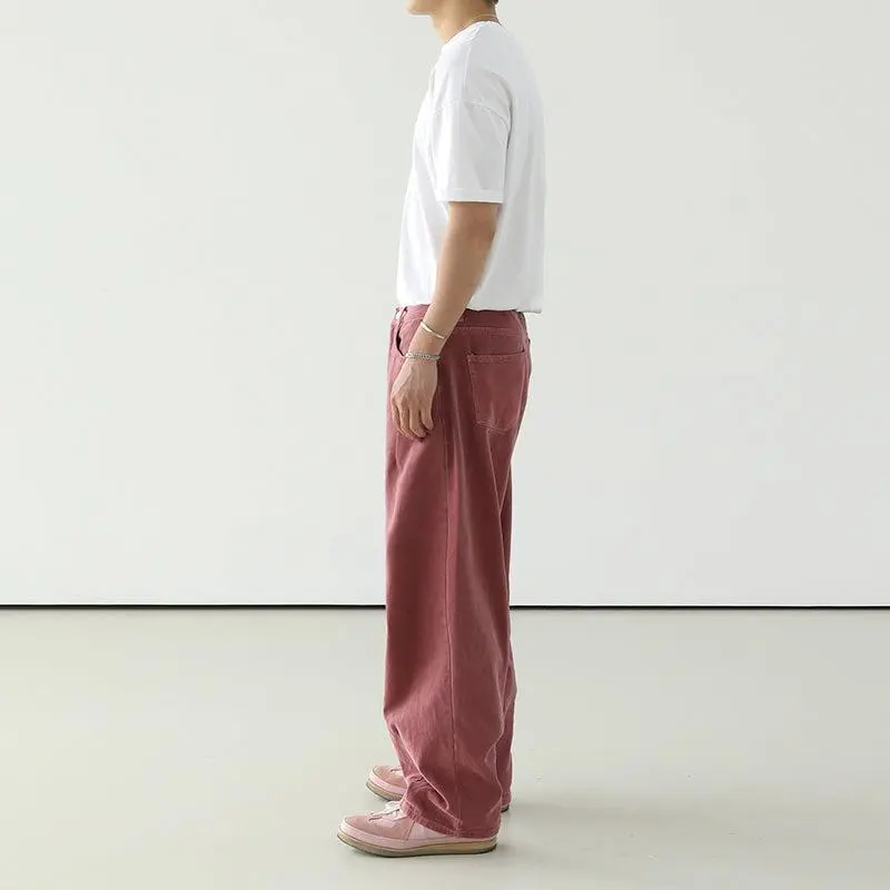 Washed Loose Bootcut Jeans