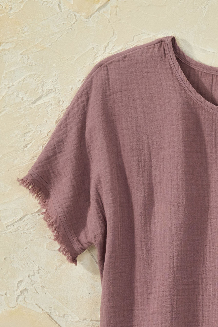 Summer Breeze Gauze Dolman Top