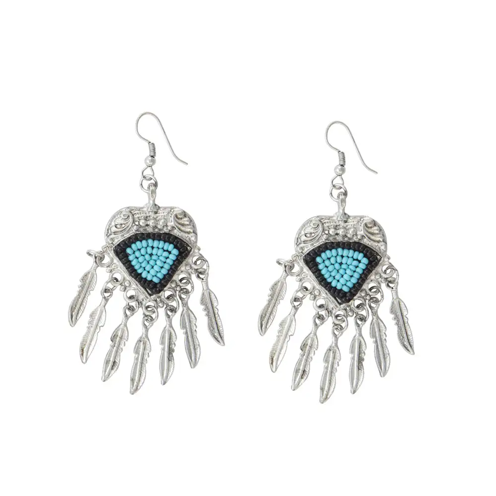 Rustic Modern Artful Statement Earrings