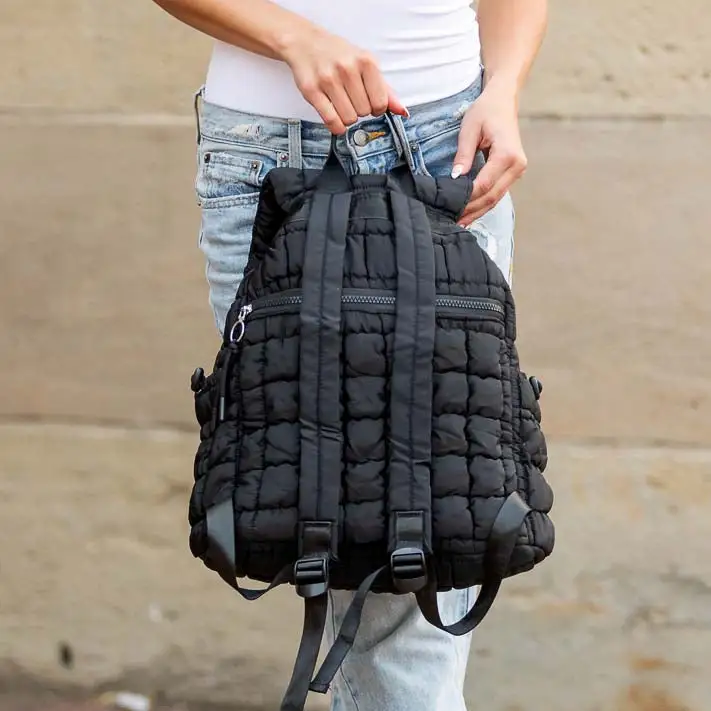 Quilted Puffer Backpack