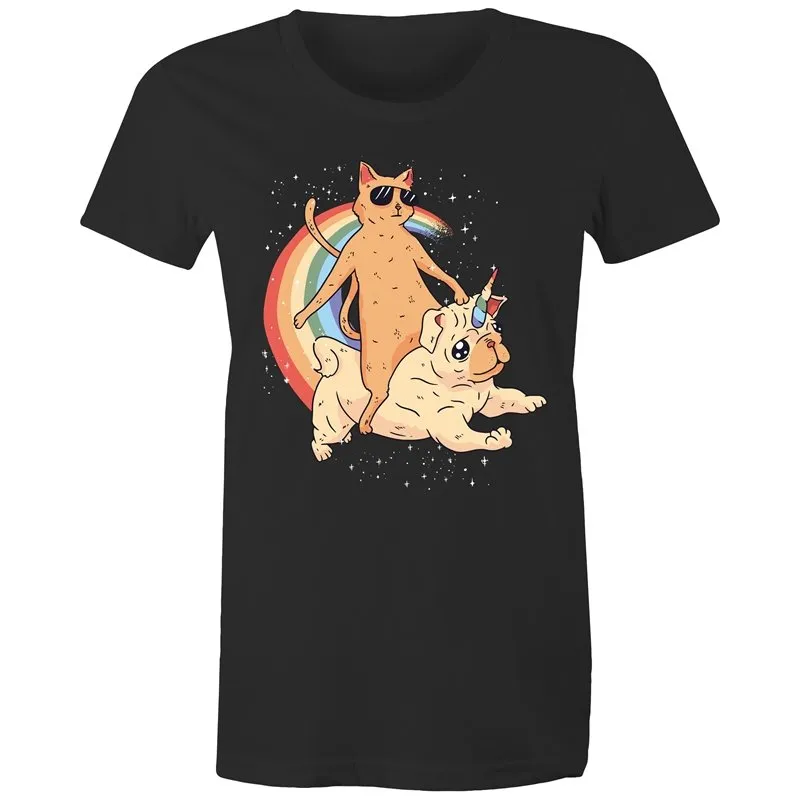 Cat Unicorn Pug T-Shirt