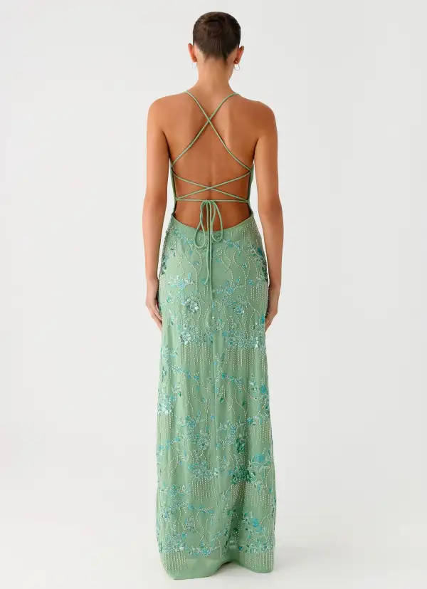 Modern Sequin Cami Maxi Dress