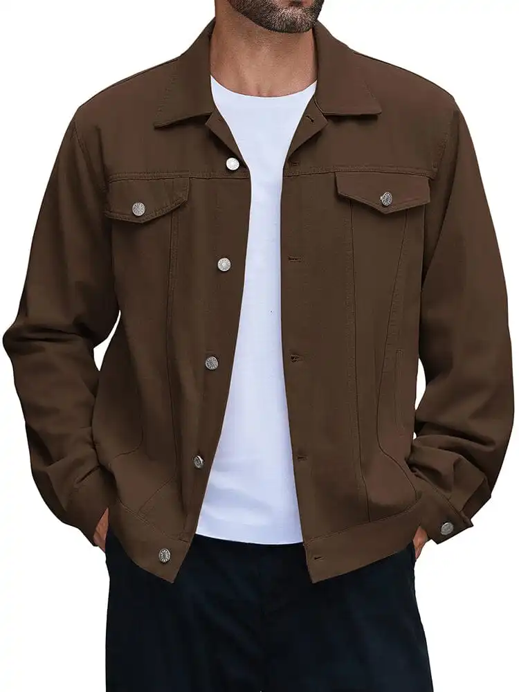 Leisure Cotton Denim Jacket