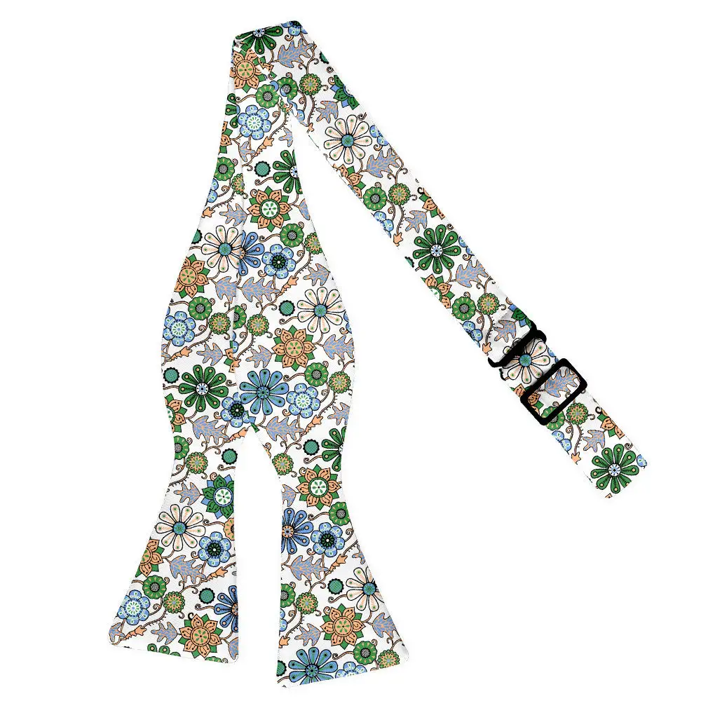 Rural Floral Motif Bow Tie
