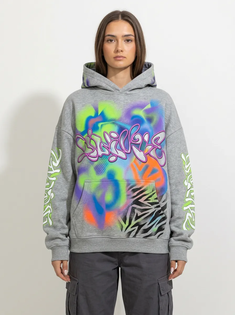 Unisex Graffiti Airbrush Hoodie