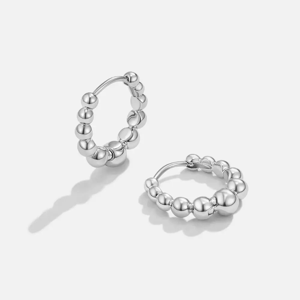 Compact Waterproof Hoop Earrings