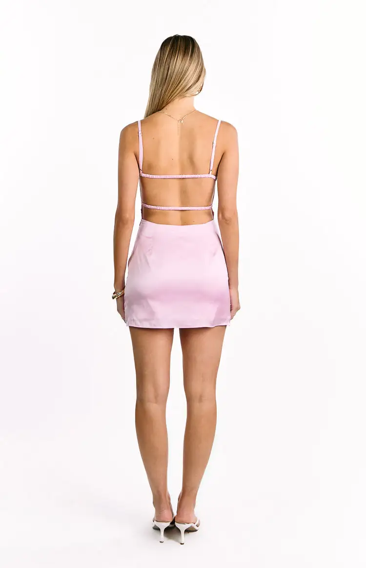 Satin Light Mini Dress