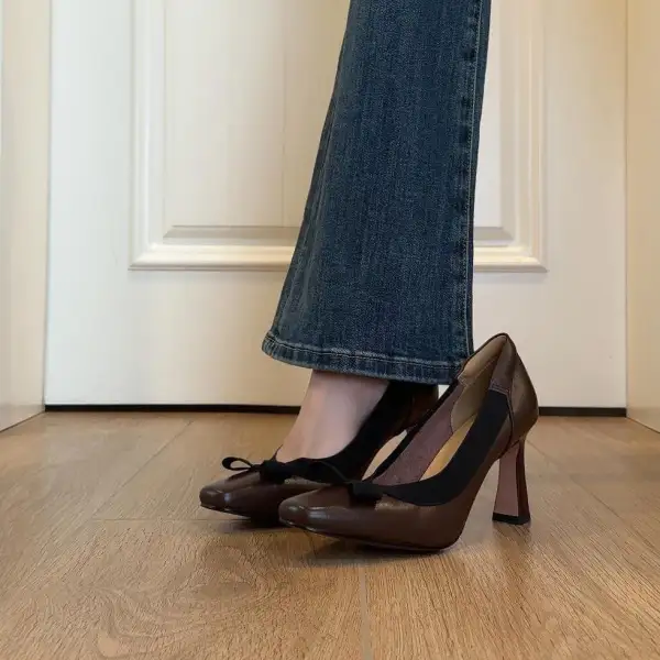 Bow Detail Dress Heels