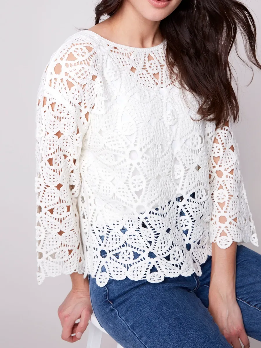 Elegant And High-End Art Pattern Women's Top