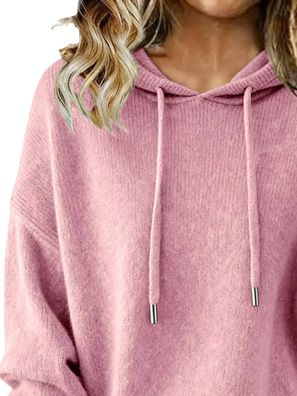 Modern Drawstring Long Sleeve Sweater