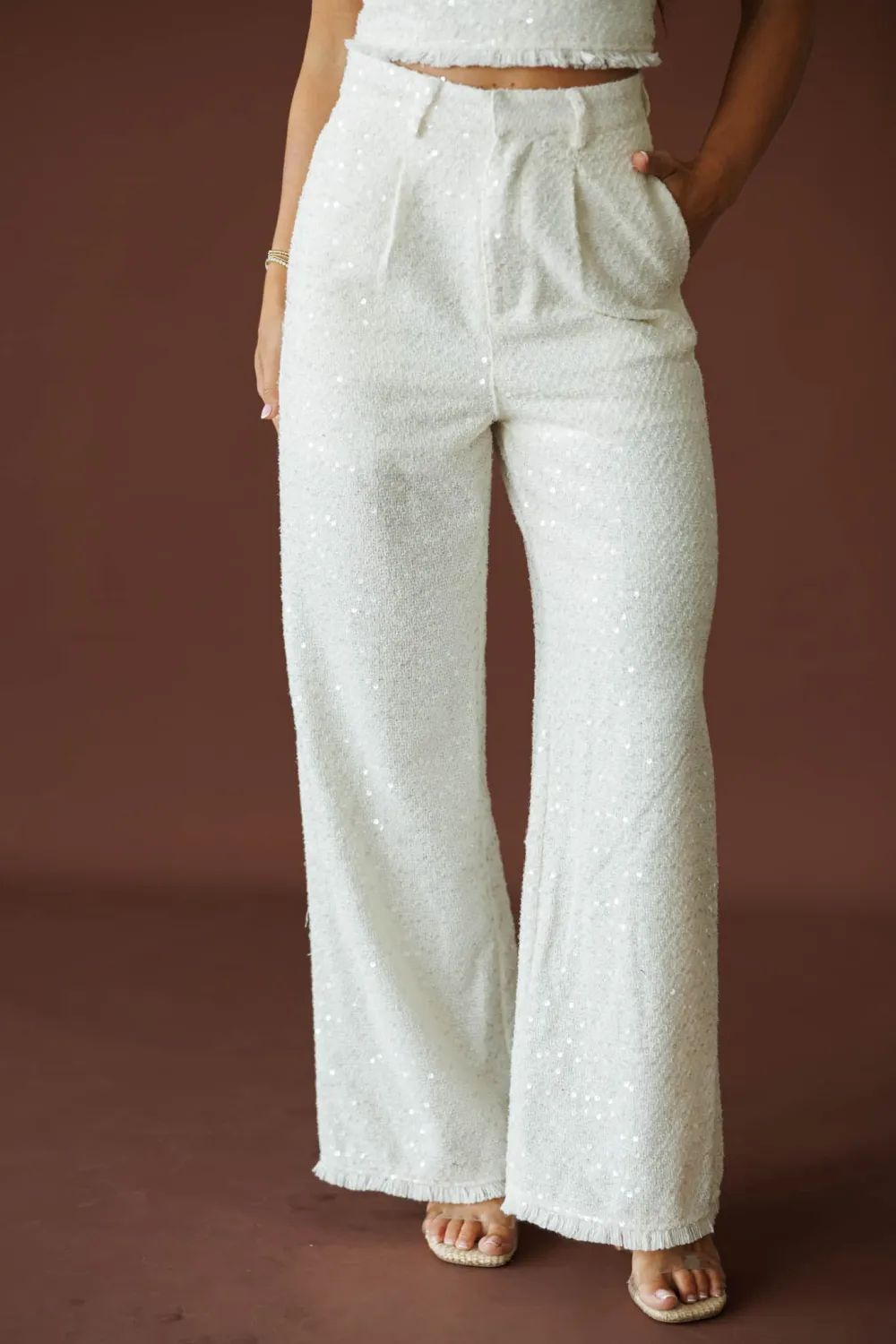 Bow-Detail Versatile Pants