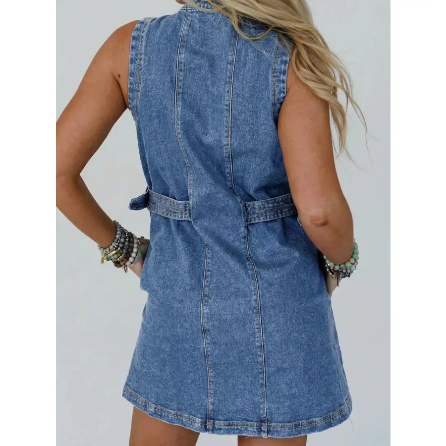 Understated Belted Casual Dress