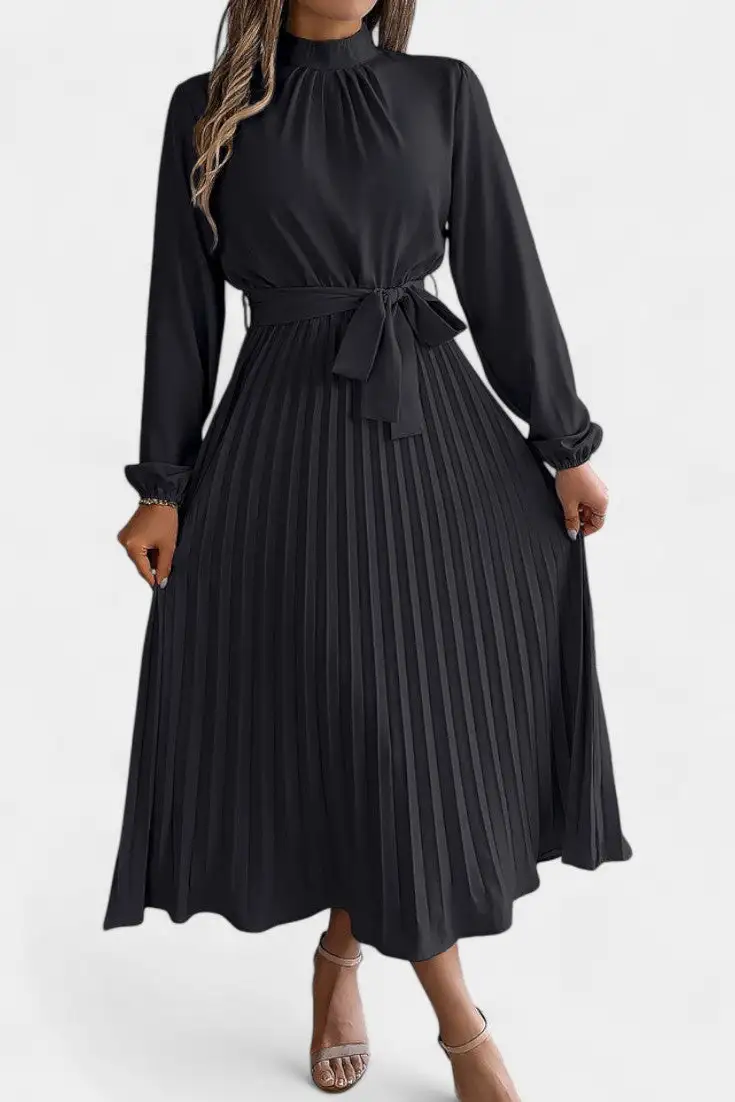 Pleated Casual Dress