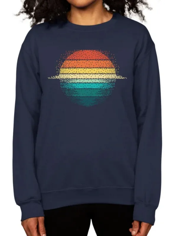 Vintage Sunset Graphic Sweatshirt