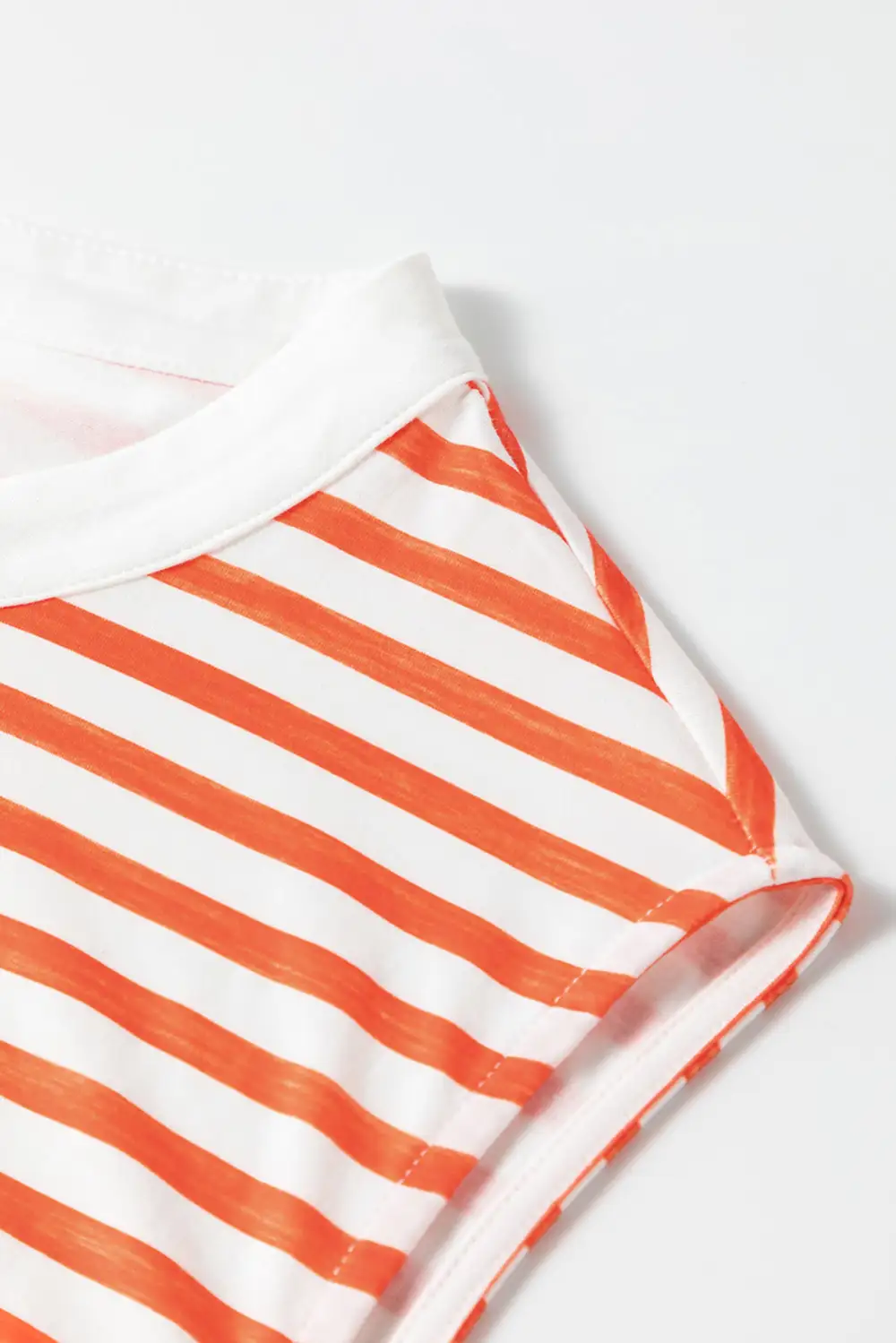 Stripe Oversized Buttoned Front Sleeveless Wide Jumpsuit