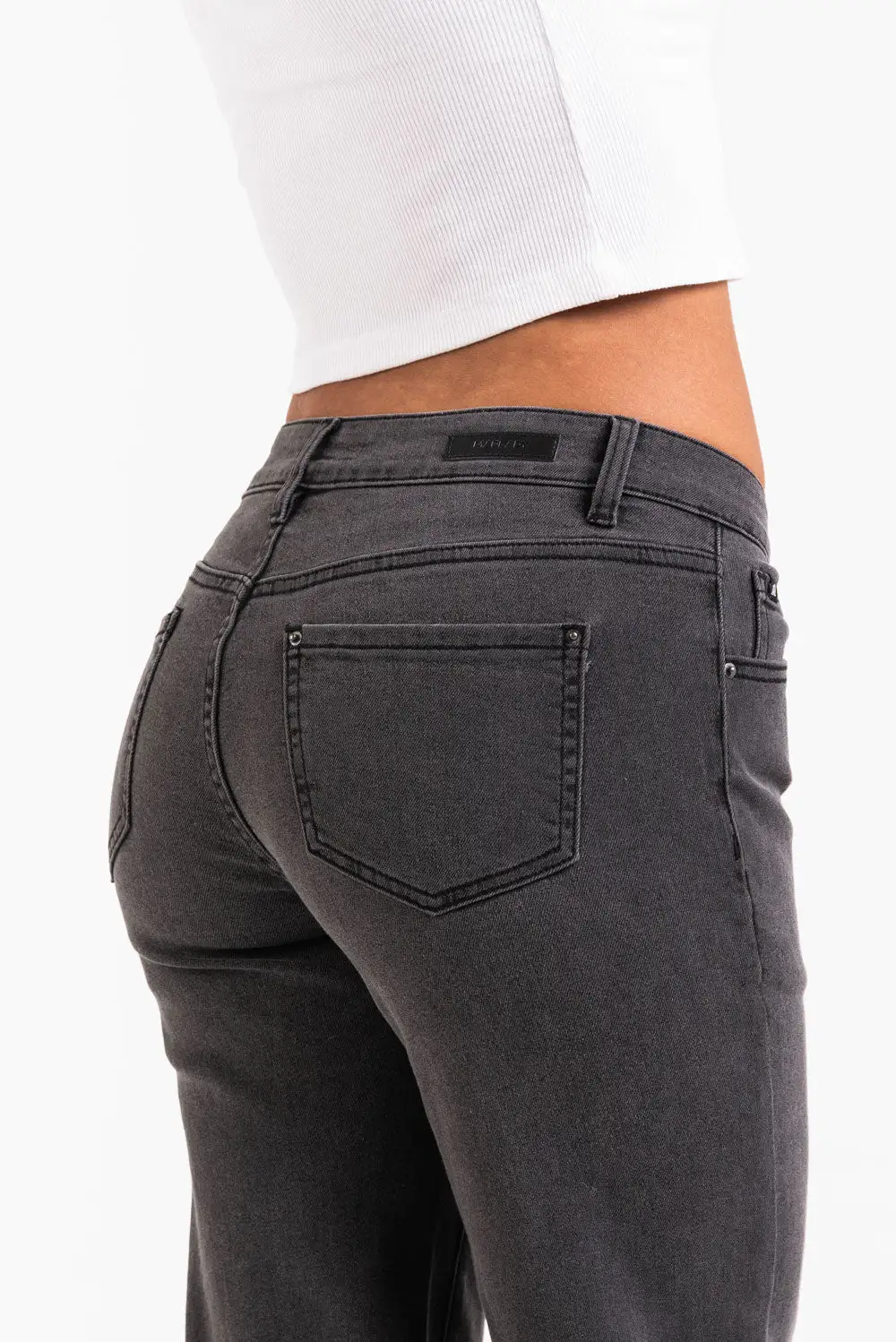 Clean Look Low Rise Flared Jeans