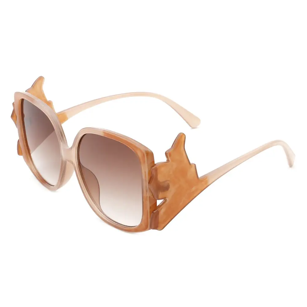 Layered Square Frame Sunglasses