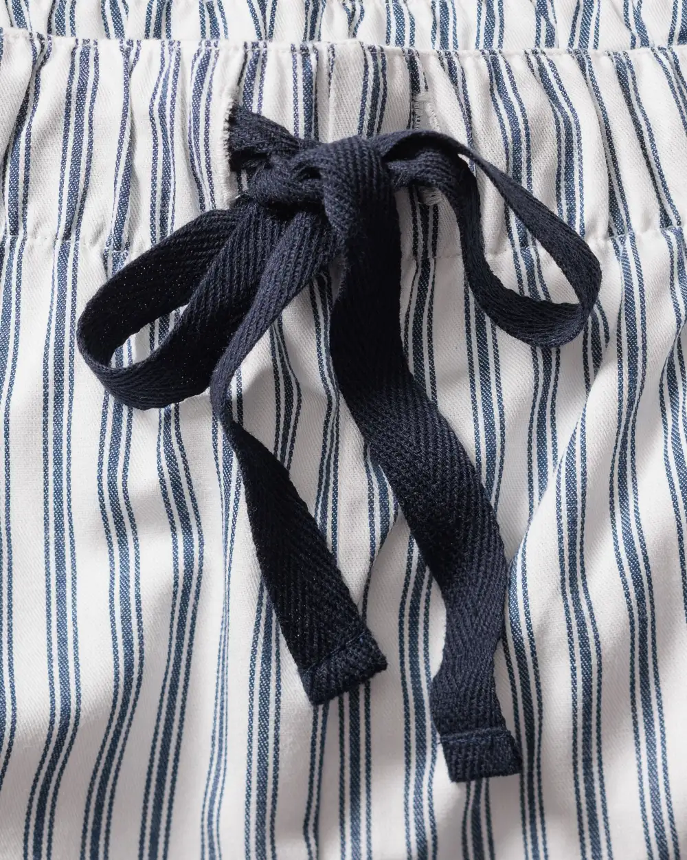 Ticking Stripe Twill Pajama Short Set