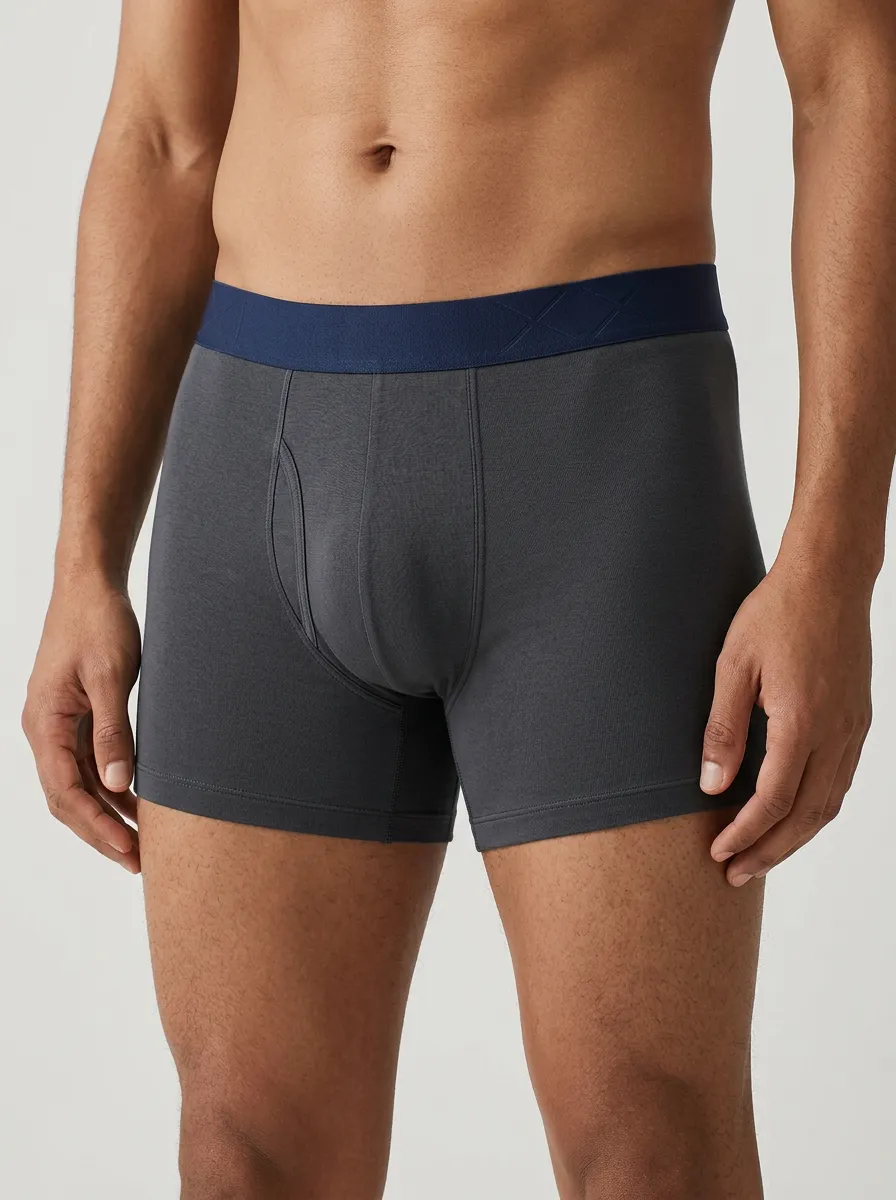Men's Classic Elastic Waistband Boxer Briefs