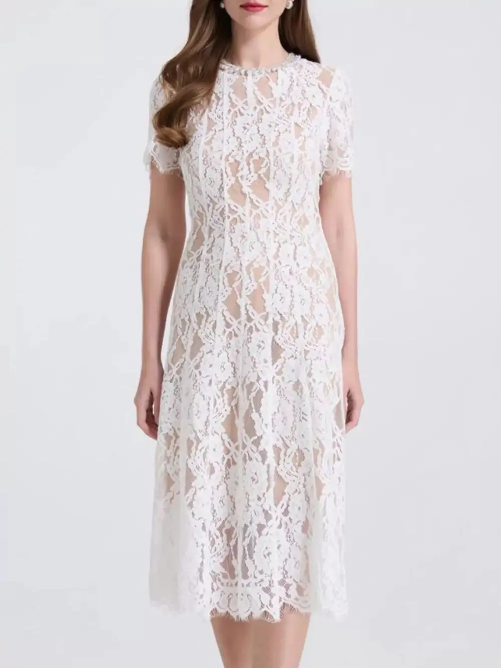 Lace Midi Dress