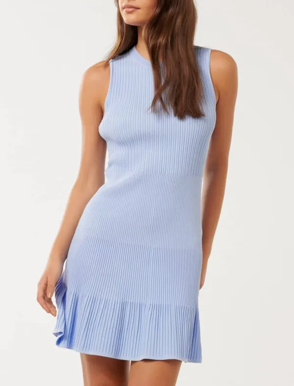 Sleeveless Knit Mini Dress