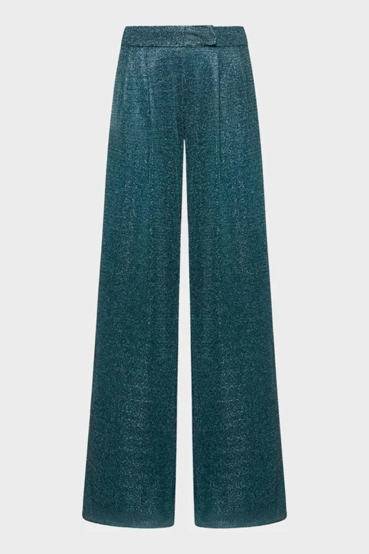 Peacock Metallic Pants