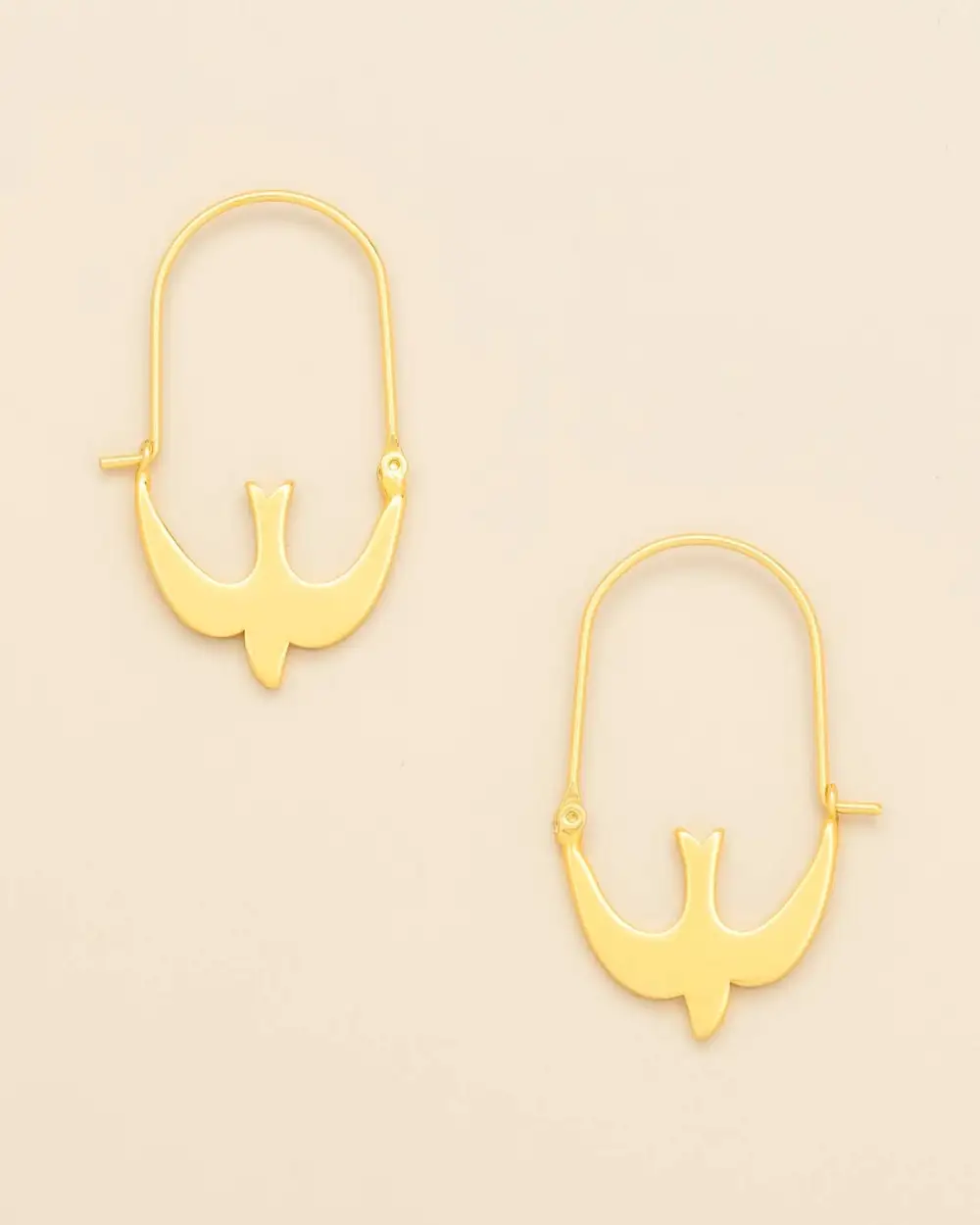 Refined Sculpted Hoop Earrings