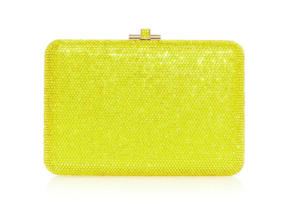 Polished Slim Slide Statement Clutch