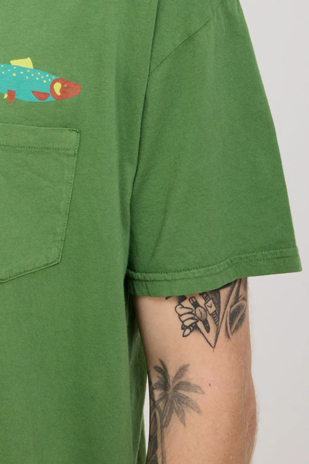 Hot Salmon Green T-Shirt