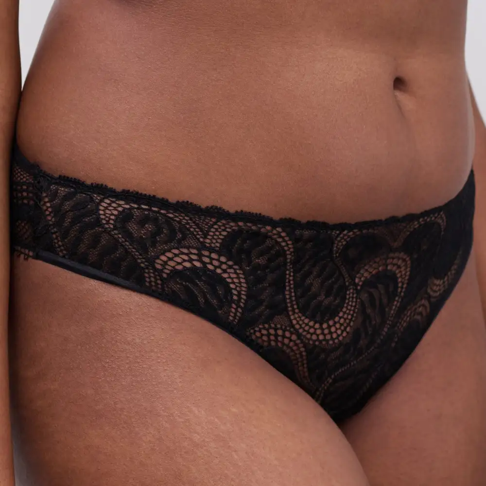 Women's Lace Mesh Tanga Panty
