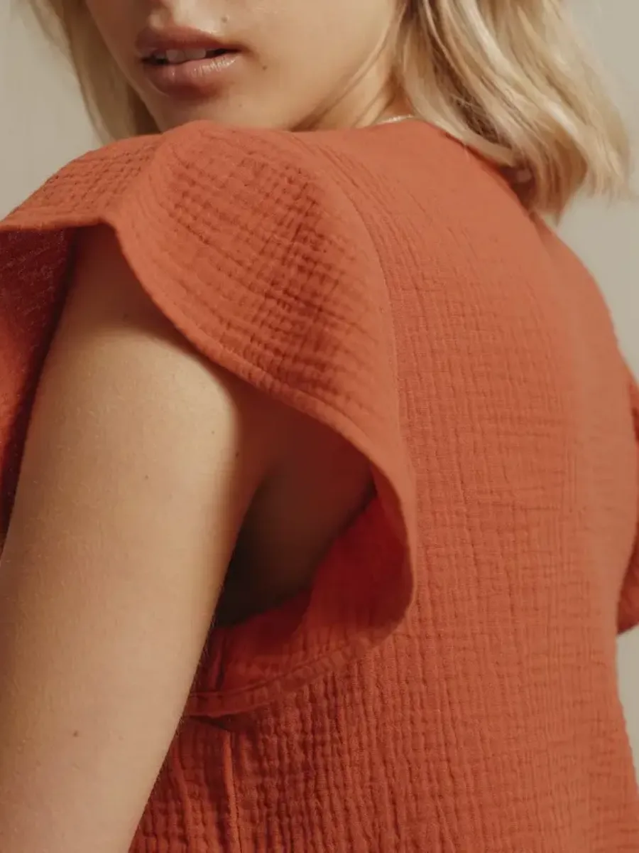  Frill Detail Blouse