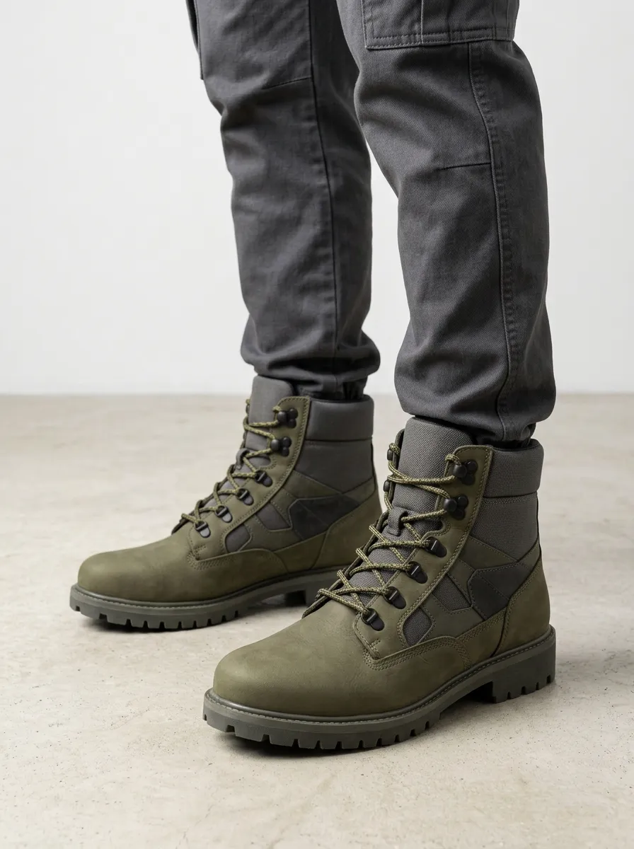 Unisex Tactical Military Style Print Work Boots