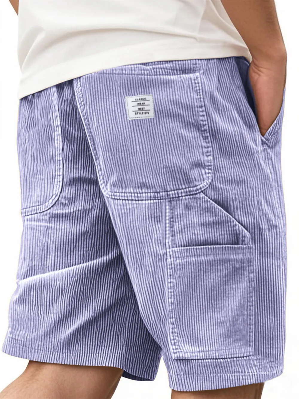 Corduroy Utility Pocket Shorts