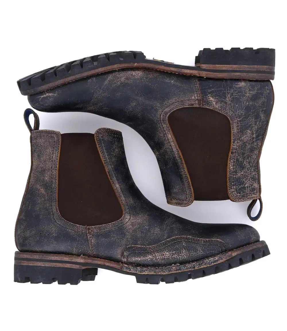 Lug-Sole Streamlined Chelsea Boots