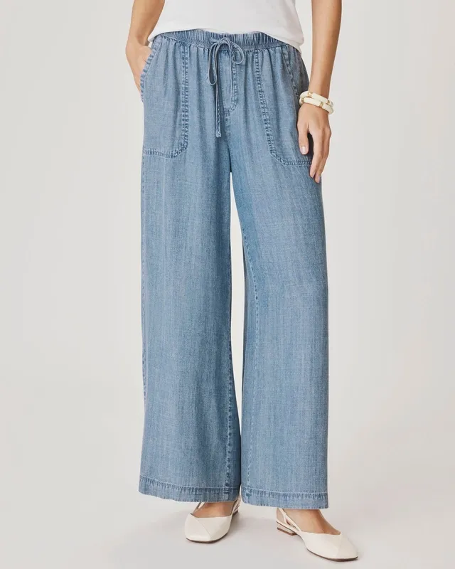 Angie Indigo Palazzo Pants