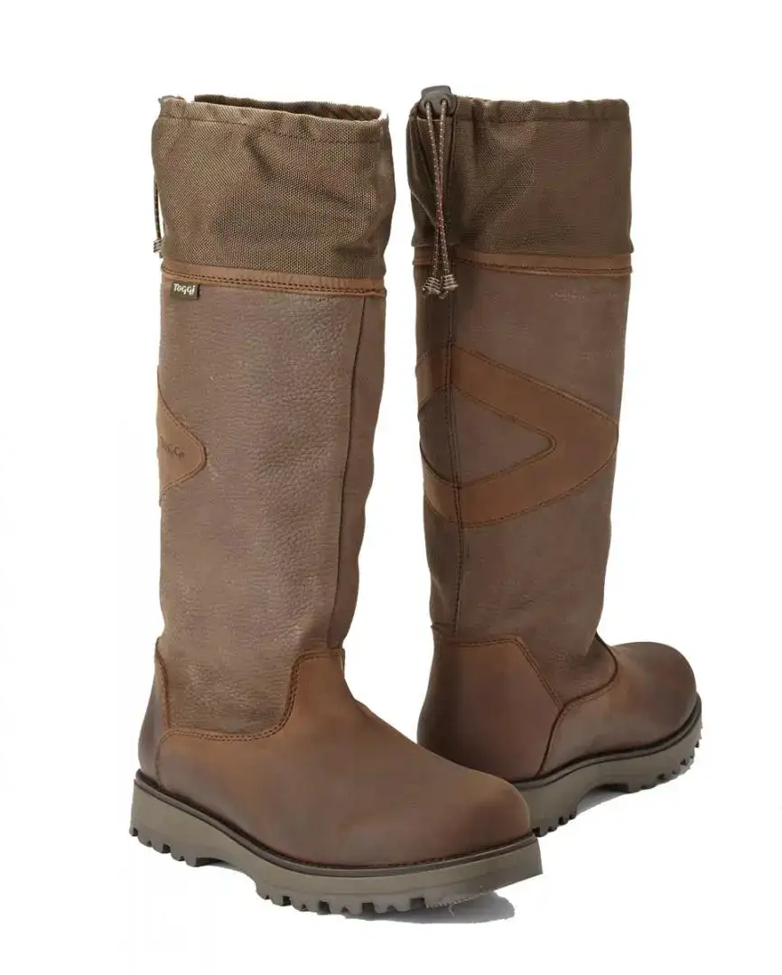 Weather-Ready Leather Riding Boots