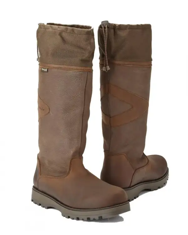 Weather-Ready Leather Riding Boots