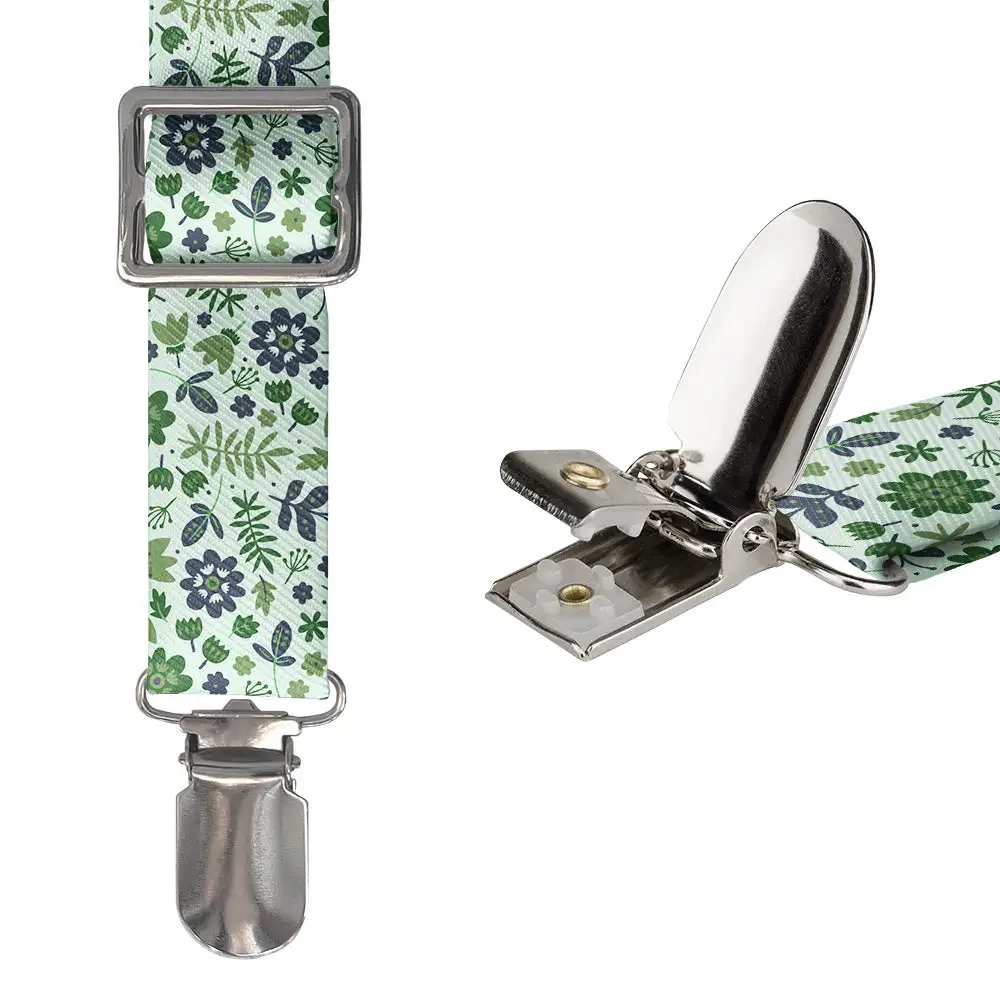 Field Floral Pattern Suspenders