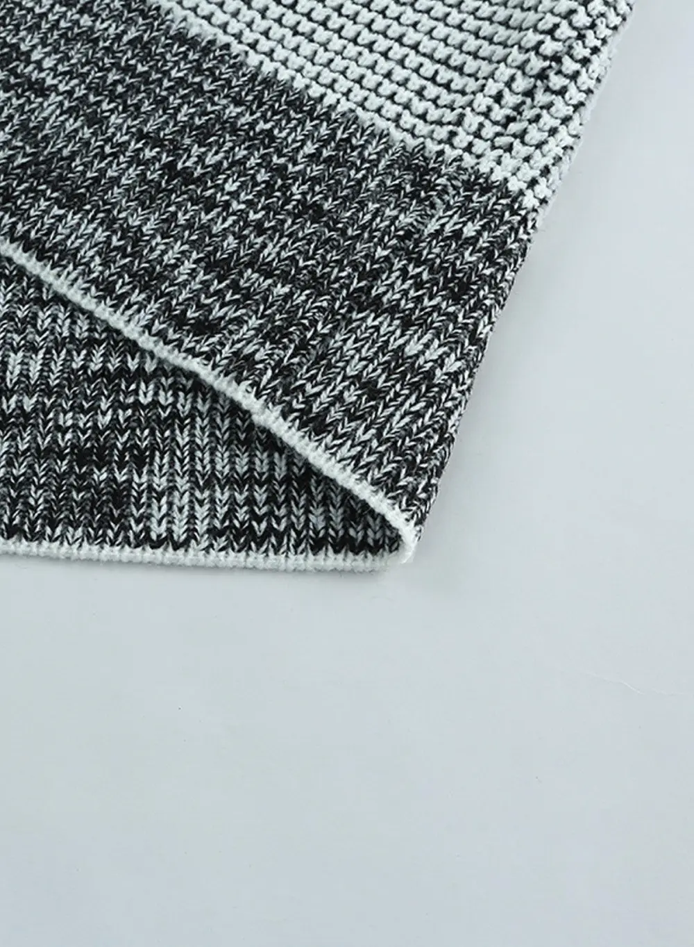 Heathered Open-Front Longline Cardigan
