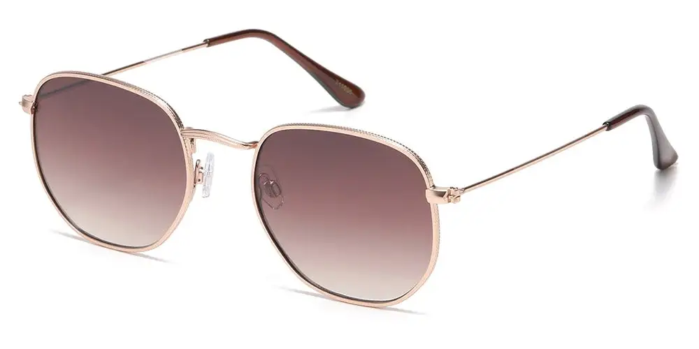 Streamlined Unisex Round Sunglasses