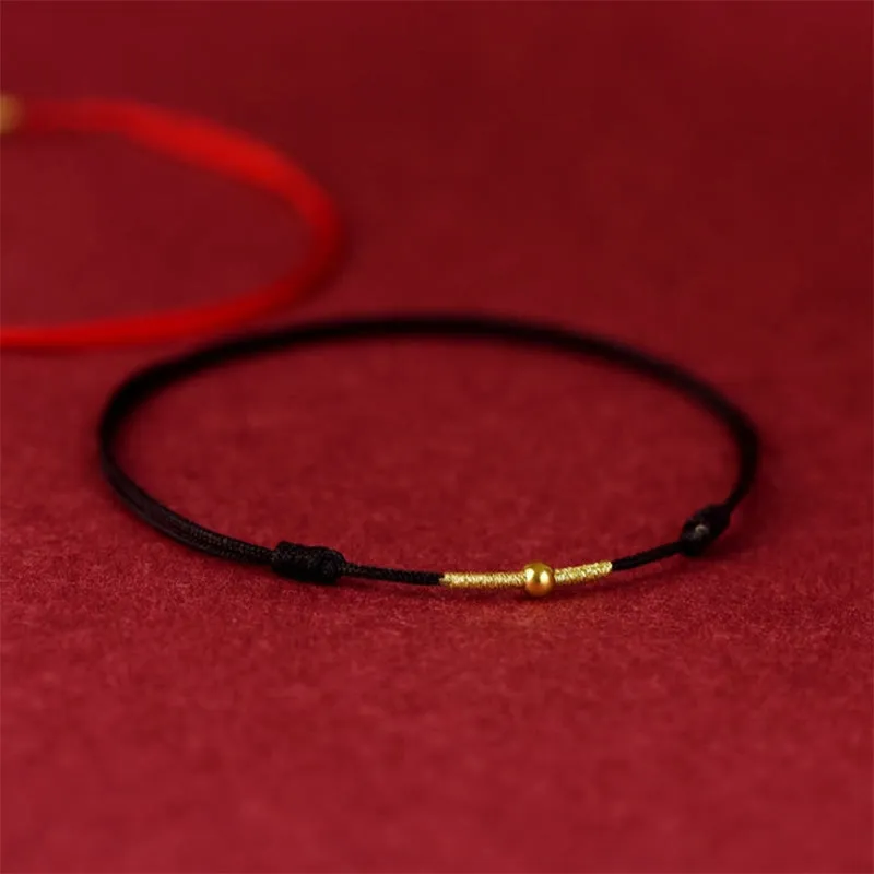 Sterling Silver Bead Braided Rope Bracelet Anklet