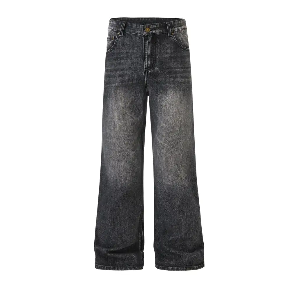 Modern Bootcut Whiskered Denim Jeans