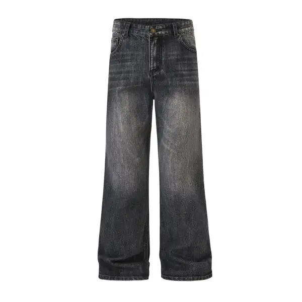 Modern Bootcut Whiskered Denim Jeans