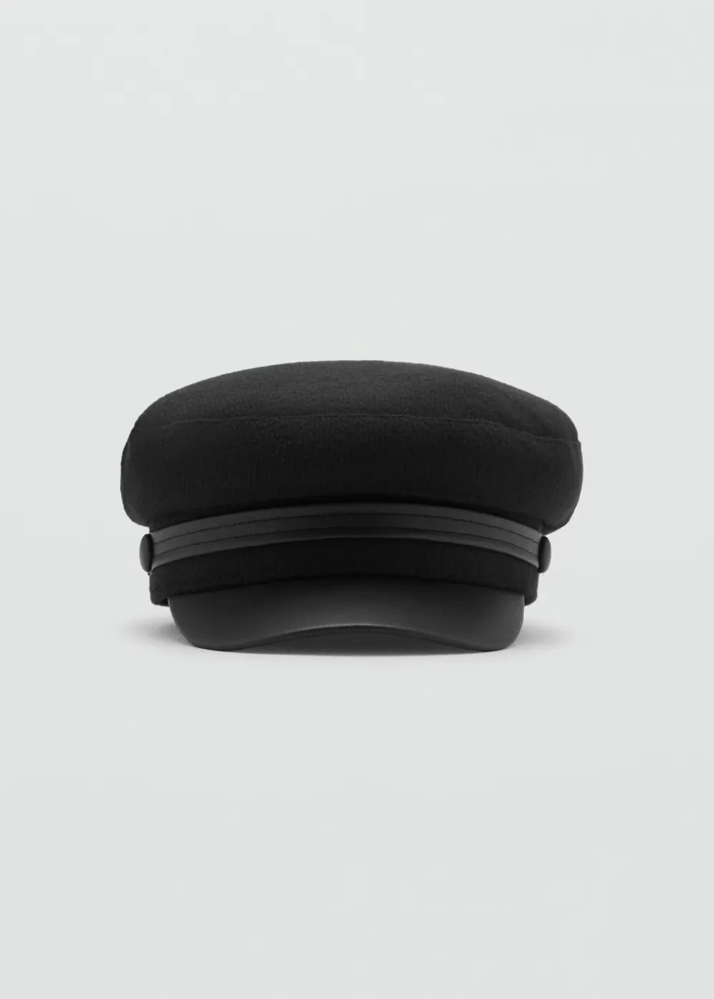 Casual Style Black Baker Cap