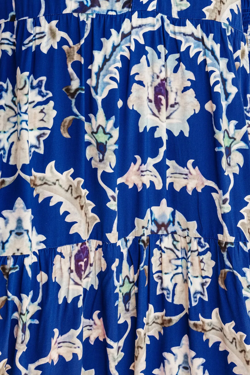 Wearable Cut Floral Printed Ruffle Dress