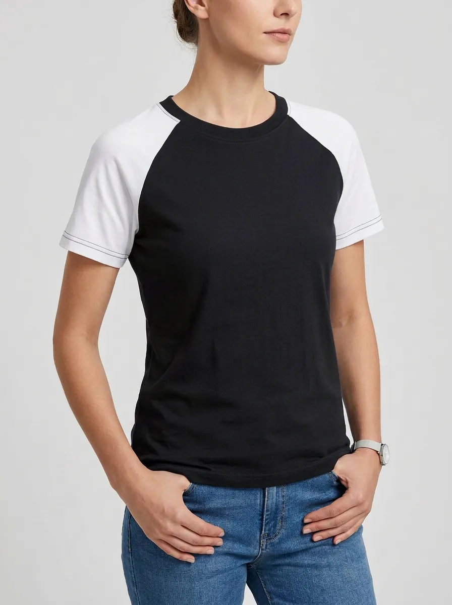 Women's Twin-Needle Raglan T-Shirt