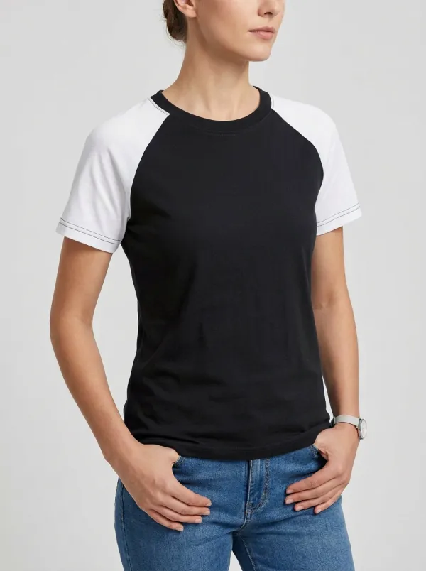 Women's Twin-Needle Raglan T-Shirt